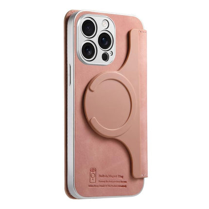 CaseNeo Precision Hole Silver-Edged Magnetic Zipper Wallet Cross-Grain Vegan Leather Phone Case, For iPhone 14 Pro Max, For iPhone 13 Pro Max, For iPhone 13 Pro