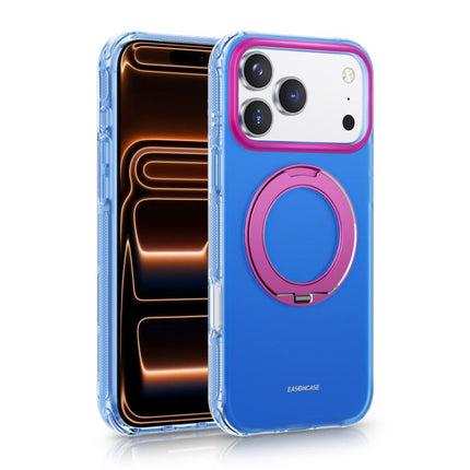 EASONCASE IMD Dual-Sided Coating Airbag Shockproof Magnetic Holder Phone Case, For iPhone 17 Pro Max, For iPhone 17 Pro, For iPhone 17, For iPhone 16 Pro Max, For iPhone 16 Pro