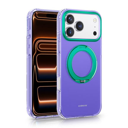 EASONCASE IMD Dual-Sided Coating Airbag Shockproof Magnetic Holder Phone Case, For iPhone 17 Pro Max, For iPhone 17 Pro, For iPhone 17, For iPhone 16 Pro Max, For iPhone 16 Pro