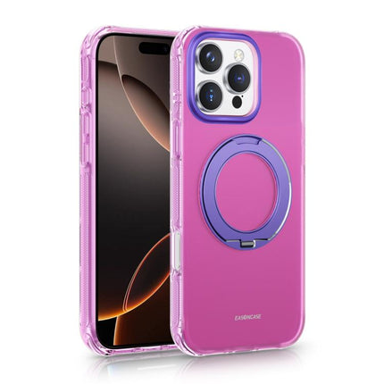 EASONCASE IMD Dual-Sided Coating Airbag Shockproof Magnetic Holder Phone Case, For iPhone 17 Pro Max, For iPhone 17 Pro, For iPhone 17, For iPhone 16 Pro Max, For iPhone 16 Pro