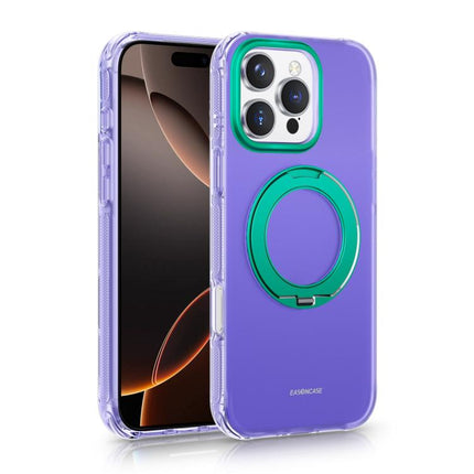 EASONCASE IMD Dual-Sided Coating Airbag Shockproof Magnetic Holder Phone Case, For iPhone 17 Pro Max, For iPhone 17 Pro, For iPhone 17, For iPhone 16 Pro Max, For iPhone 16 Pro