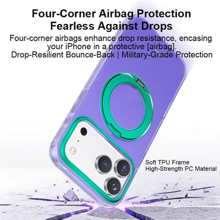 EASONCASE IMD Dual-Sided Coating Airbag Shockproof Magnetic Holder Phone Case, For iPhone 17 Pro Max, For iPhone 17 Pro, For iPhone 17, For iPhone 16 Pro Max, For iPhone 16 Pro