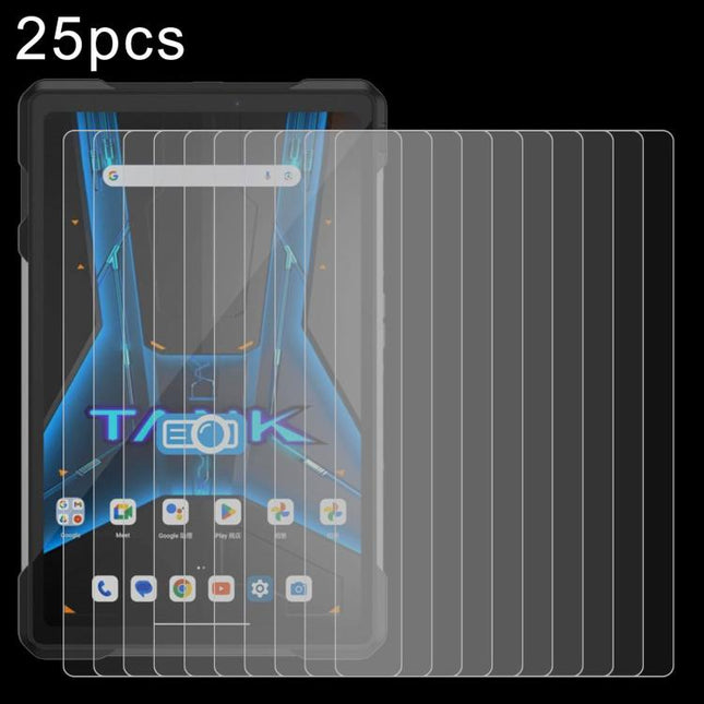 25pcs 9H 0.3mm Explosion-proof Tempered Glass Film, For Unihertz Tank Pad Ultra 8849 10.95 inch