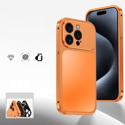Buckle Magnetic Metal Phone Case, For iPhone 15 Pro Max, For iPhone 15 Pro, For iPhone 15