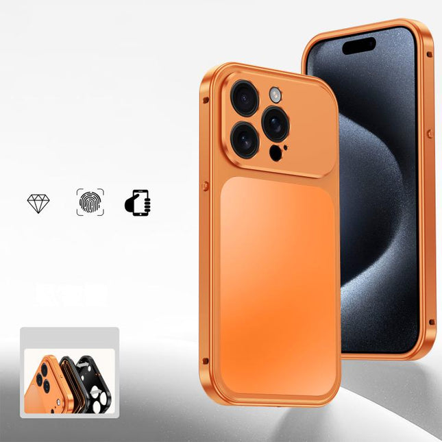 Buckle Magnetic Metal Phone Case, For iPhone 15 Pro Max, For iPhone 15 Pro, For iPhone 15