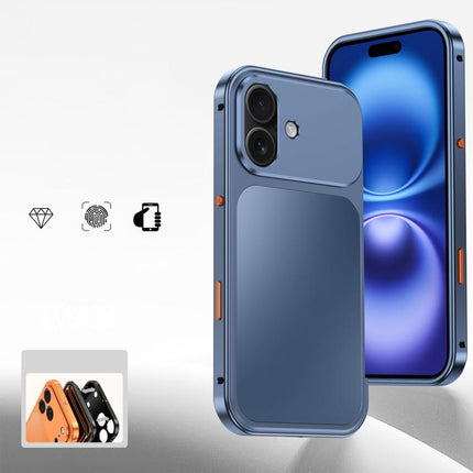 Buckle Magnetic Metal Phone Case, For iPhone 17 Pro Max, For iPhone 17 Pro, For iPhone 17, For iPhone 16 Pro Max, For iPhone 16 Pro, For iPhone 16