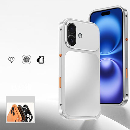 Buckle Magnetic Metal Phone Case, For iPhone 17 Pro Max, For iPhone 17 Pro, For iPhone 17, For iPhone 16 Pro Max, For iPhone 16 Pro, For iPhone 16