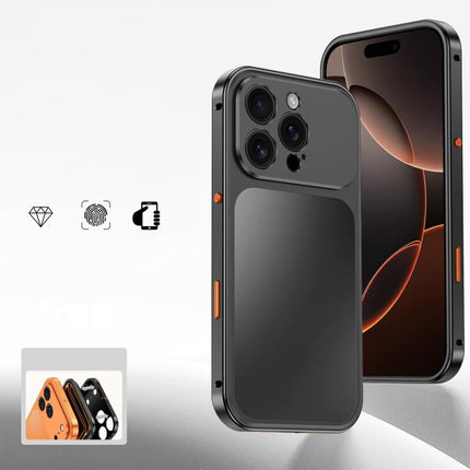 Buckle Magnetic Metal Phone Case, For iPhone 17 Pro Max, For iPhone 17 Pro, For iPhone 17, For iPhone 16 Pro Max, For iPhone 16 Pro, For iPhone 16