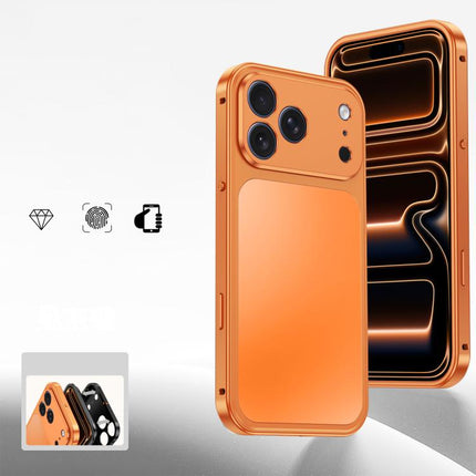 Buckle Magnetic Metal Phone Case, For iPhone 17 Pro Max, For iPhone 17 Pro, For iPhone 17, For iPhone 16 Pro Max, For iPhone 16 Pro, For iPhone 16