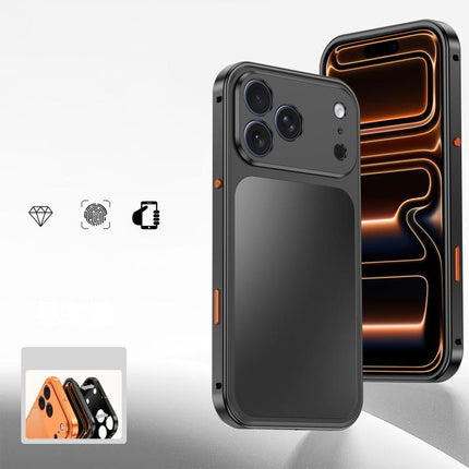 Buckle Magnetic Metal Phone Case, For iPhone 17 Pro Max, For iPhone 17 Pro, For iPhone 17, For iPhone 16 Pro Max, For iPhone 16 Pro, For iPhone 16