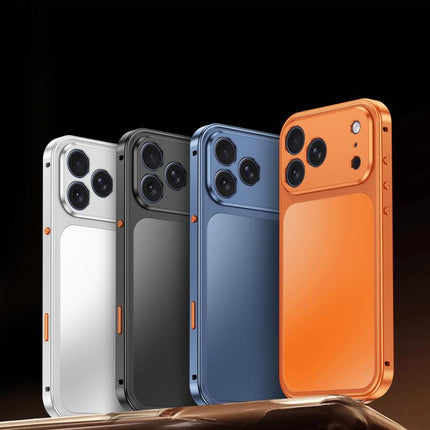 Buckle Magnetic Metal Phone Case, For iPhone 15 Pro Max, For iPhone 15 Pro, For iPhone 15