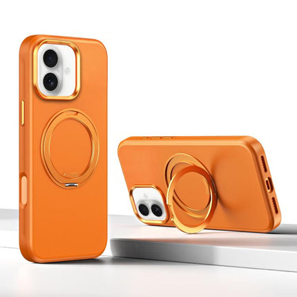 Cloud Block Star Leather Series 360 Degree Rotation Holder Magnetic Phone Case, For iPhone 17 Pro Max, For iPhone 17 Pro, For iPhone 17, For iPhone Air, For iPhone 16 Pro Max, For iPhone 16 Pro