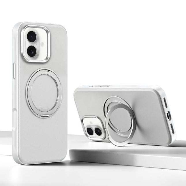 Cloud Block Star Leather Series 360 Degree Rotation Holder Magnetic Phone Case, For iPhone 16, For iPhone 15 Pro Max, For iPhone 15 Pro, For iPhone 15