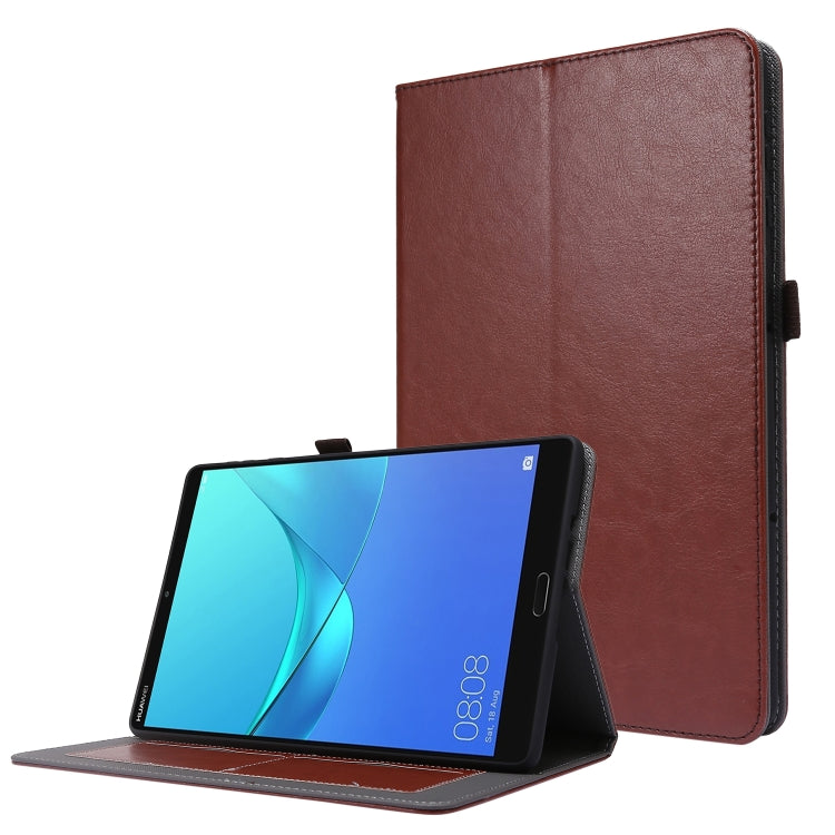 Crazy Horse Texture Horizontal Flip Leather Case with 2-folding Holder & Card Slot, For Huawei MatePad T8, For Huawei Honor V6 / MatePad 10.4 inch, For Huawei Honor Pad X6, For Lenovo Tab M10 Plus