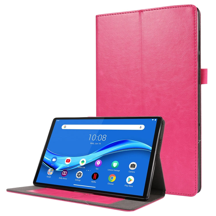 Crazy Horse Texture Horizontal Flip Leather Case with 2-folding Holder & Card Slot, For Huawei MatePad T8, For Huawei Honor V6 / MatePad 10.4 inch, For Huawei Honor Pad X6, For Lenovo Tab M10 Plus