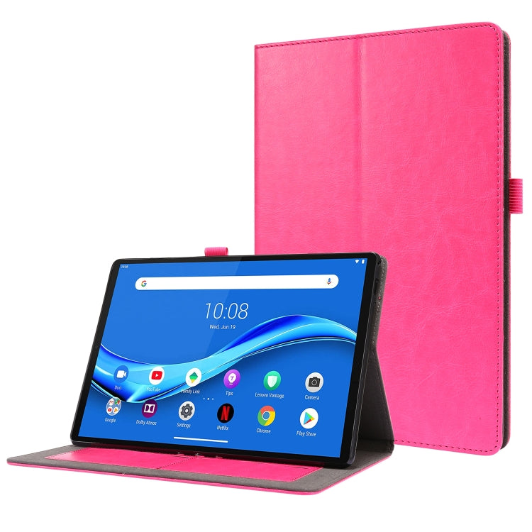 Crazy Horse Texture Horizontal Flip Leather Case with 2-folding Holder & Card Slot, For Lenovo Tab M10, For iPad 10.2 / iPad Pro 10.5, For iPad Pro 12.9 inch (2020), For iPad Pro 11 inch /iPad Air 2022 / 2020 10.9