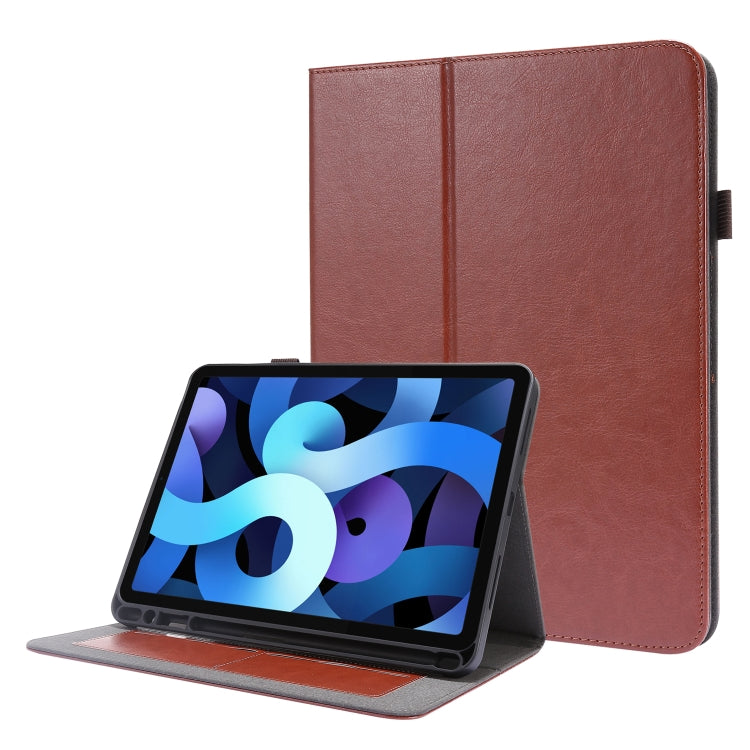 Crazy Horse Texture Horizontal Flip Leather Case with 2-folding Holder & Card Slot, For Lenovo Tab M10, For iPad 10.2 / iPad Pro 10.5, For iPad Pro 12.9 inch (2020), For iPad Pro 11 inch /iPad Air 2022 / 2020 10.9