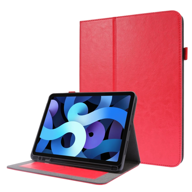 Crazy Horse Texture Horizontal Flip Leather Case with 2-folding Holder & Card Slot, For Lenovo Tab M10, For iPad 10.2 / iPad Pro 10.5, For iPad Pro 12.9 inch (2020), For iPad Pro 11 inch /iPad Air 2022 / 2020 10.9