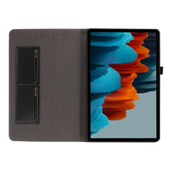 Crazy Horse Texture Horizontal Flip Leather Case with 2-folding Holder & Card Slot, For Samsung Galaxy Tab S8+ / Tab S8 Plus /  Tab S7 FE / Tab S7+ / T970, For Samsung Galaxy Tab A7 (2020), For Samsung Galaxy Tab S8 / Galaxy Tab S7 / SM-870