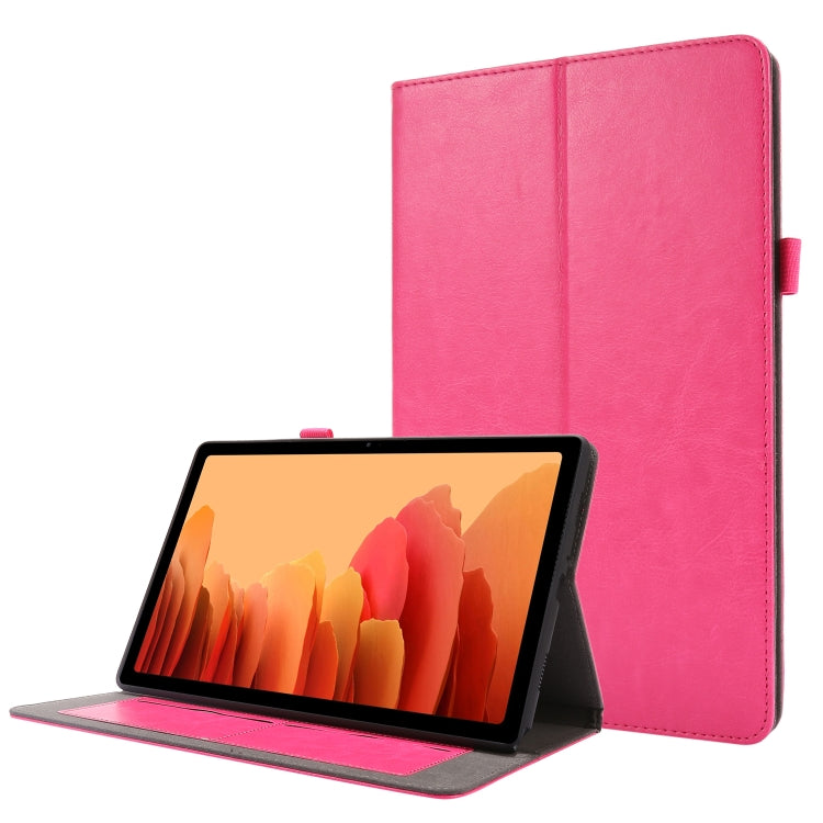 Crazy Horse Texture Horizontal Flip Leather Case with 2-folding Holder & Card Slot, For Samsung Galaxy Tab S8+ / Tab S8 Plus /  Tab S7 FE / Tab S7+ / T970, For Samsung Galaxy Tab A7 (2020), For Samsung Galaxy Tab S8 / Galaxy Tab S7 / SM-870