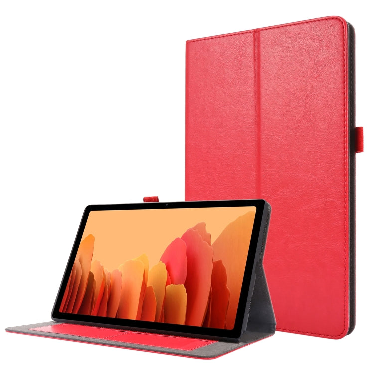 Crazy Horse Texture Horizontal Flip Leather Case with 2-folding Holder & Card Slot, For Samsung Galaxy Tab S8+ / Tab S8 Plus /  Tab S7 FE / Tab S7+ / T970, For Samsung Galaxy Tab A7 (2020), For Samsung Galaxy Tab S8 / Galaxy Tab S7 / SM-870