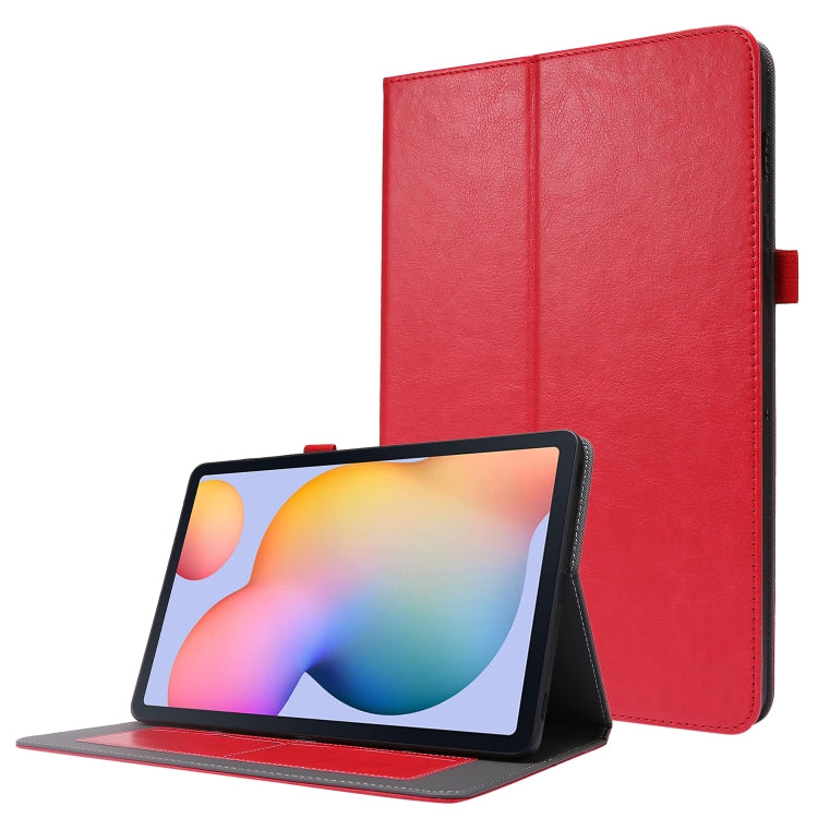 Crazy Horse Texture Horizontal Flip Leather Case with 2-folding Holder & Card Slot, For Samsung Galaxy Tab S8+ / Tab S8 Plus /  Tab S7 FE / Tab S7+ / T970, For Samsung Galaxy Tab A7 (2020), For Samsung Galaxy Tab S8 / Galaxy Tab S7 / SM-870