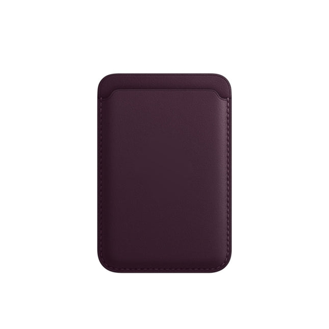 Leather Wallet Pouch Card Holder Card Case with Magsafing Magnetic for iPhone 17-12 Series