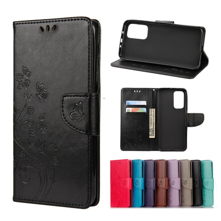 Butterflies Love Flowers Embossing Horizontal Flip Leather Case with Holder & Card Slots & Wallet, For Xiaomi Mi 10T Lite 5G, For Xiaomi Mi 10T Pro 5G, For Xiaomi Mi 10T 5G