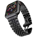 For Apple Watch Ultra 49mm / Series 8&7 45mm / SE 2&6&SE&5&4 44mm / 3&2&1 42mm / Black