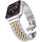 For Apple Watch Series 8&7 41mm / SE 2&6&SE&5&4 40mm / 3&2&1 38mm / Between Gold