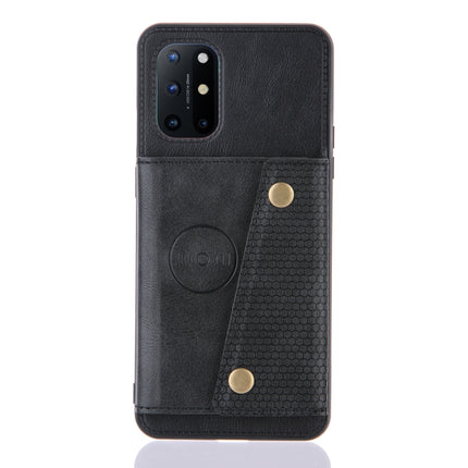 Double Buckle PU + TPU Shockproof Magnetic Protective Case with Card Slots & Holder, For OnePlus 8T, For OPPO F17 Pro, For OPPO Realme 7 5G, For OPPO Realme 7i, For OPPO Realme 7 Pro, For Xiaomi Poco X3