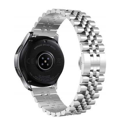 Five Beads Steel Replacement Strap Watchband, 20mm For Samsung Galaxy Watch 3 41mm, 22mm For Samsung Galaxy Watch 3 45mm, 20mm For Amazfit GTR 2 / Amazfit GTR 47mm, 22mm For Amazfit GTR 42mm