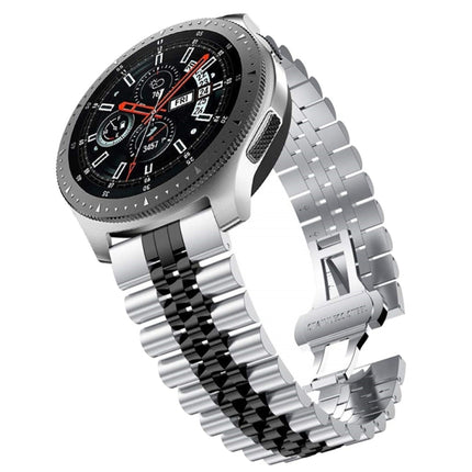 Five Beads Steel Replacement Strap Watchband, 20mm For Samsung Galaxy Watch 3 41mm, 22mm For Samsung Galaxy Watch 3 45mm, 20mm For Amazfit GTR 2 / Amazfit GTR 47mm, 22mm For Amazfit GTR 42mm