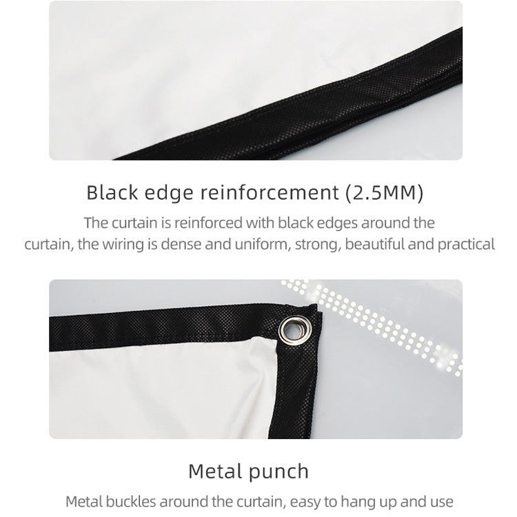 Simple Folding High Density Polyester Projector Film Curtain, 60 inch (4:3) Projection Area: 120x90cm, 72 inch (16:9) Projection Area: 159x90cm, 72 inch (4:3) Projection Area: 146x110cm, 84 inch (16:9) Projection Area: 186x105cm������������������������...
