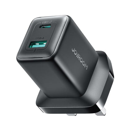 JOYROOM JR-TG8 45W USB and Type-C Dual Interface GaN Fast Charger, EU Plug, UK Plug