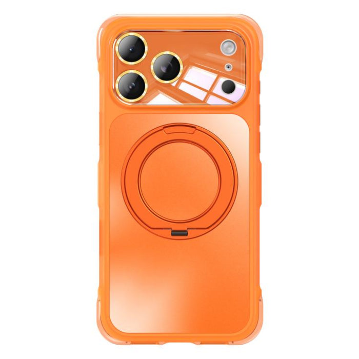 AG Metal bracket Rotating Stand Airbag Shockproof Magnetic Phone Case, For iPhone 17 Pro Max, For iPhone 17 Pro, For iPhone 17, For iPhone 16 Pro Max