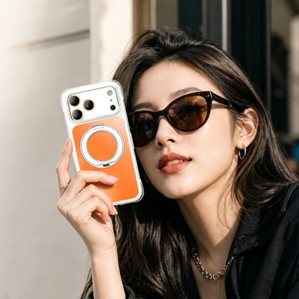 AG Metal bracket Rotating Stand Airbag Shockproof Magnetic Phone Case, For iPhone 17 Pro Max, For iPhone 17 Pro, For iPhone 17, For iPhone 16 Pro Max