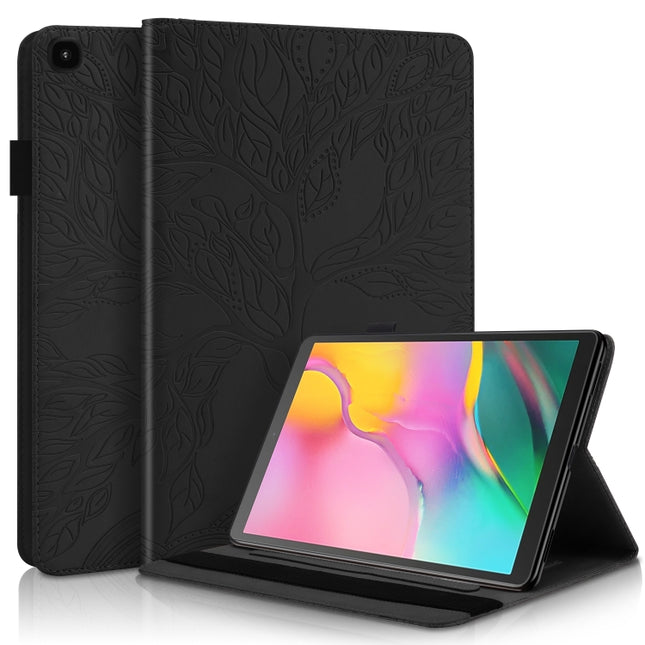 Life Tree Series Horizontal Flip Leather Case with Holder & Card Slots & Pen Slot, For Samsung Galaxy Tab A 10.1 (2019) T510/T515, For Samsung Galaxy Tab A 10.1 (2016) T580/T585, For Samsung Galaxy Tab A 10.5 T590, For Samsung Galaxy Tab S5e 10.5 T720