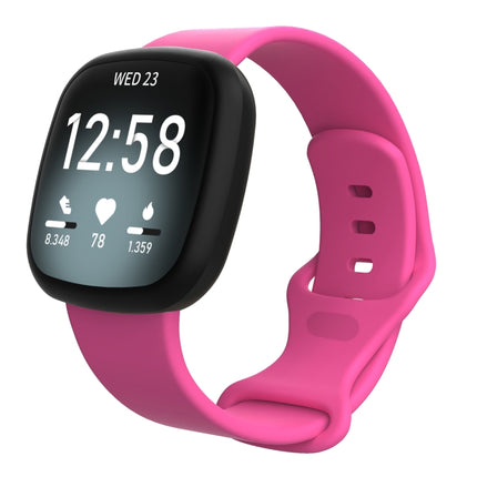 For Fitbit Versa 3 / Sense Silicone Replacement Strap Watchband, Size: S, Size: S
