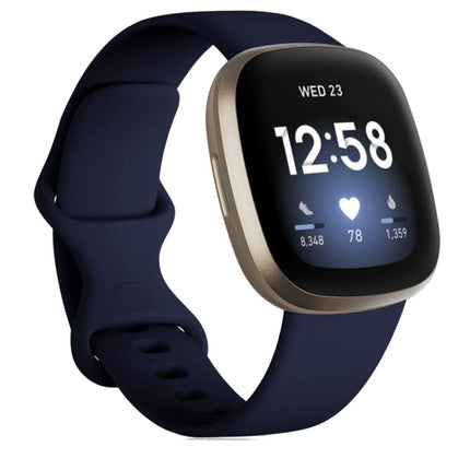 For Fitbit Versa 3 / Sense Silicone Replacement Strap Watchband, Size: S, Size: S
