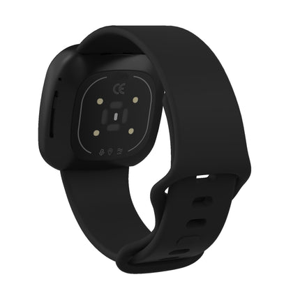 For Fitbit Versa 3 / Sense Silicone Replacement Strap Watchband, Size: S, Size: S