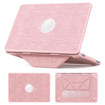 Fabric Texture Pro Magnetic Holder Laptop Protective Case, For MacBook Neo 13 inch 2026 A18 Pro A3404