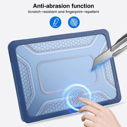 PC Hybrid TPU Honeycomb Metal Stand Laptop Protective Case, For MacBook Air 13.6 inch 2022/2024/2025/2026, For MacBook Neo 13 inch 2026 A18 Pro A3404