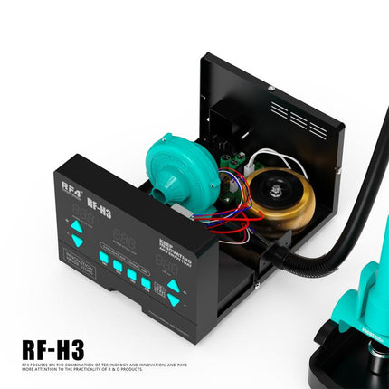 RF4 RF-H3 1200W 4 Memory Channels Hot Air Gun Digital Display Intelligent BGA Rework Station, RF-H3