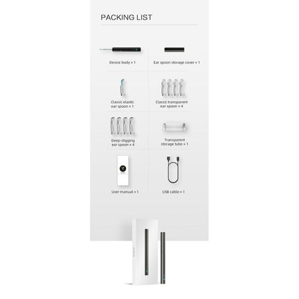 Bebird C3 Pro 2.4G 3.5mm Wireless Wifi High-definition Visual Ear Spoon 3 Million Pixels Out Ear Visual Ear Spoon, C3 Pro (Black), C3 Pro (White), C3 Pro (Pink), C3 Pro (Green)