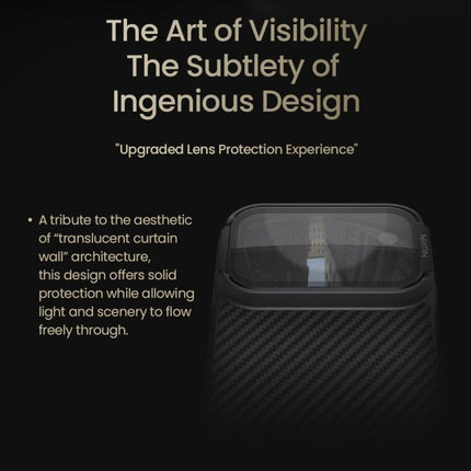 NILLKIN CarboProp Translucent Black CamShield Magnetic Phone Case, For iPhone 17 Pro Max, For iPhone 17 Pro