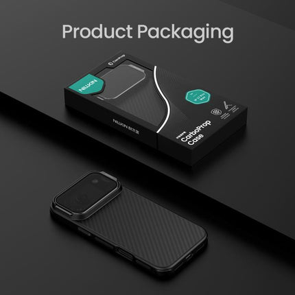 NILLKIN CarboProp Translucent Black CamShield Magnetic Phone Case, For iPhone 17 Pro Max, For iPhone 17 Pro