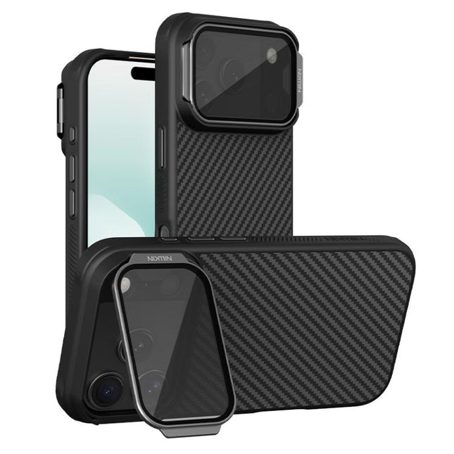 NILLKIN CarboProp Translucent Black CamShield Magnetic Phone Case, For iPhone 17 Pro Max, For iPhone 17 Pro