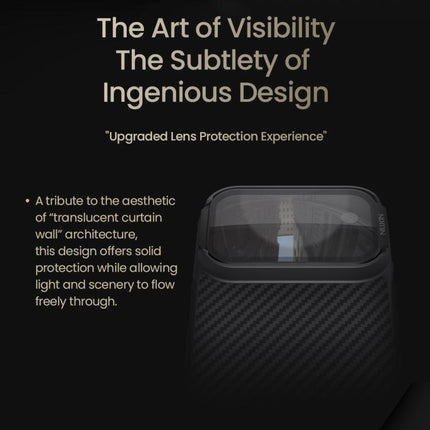 NILLKIN CarboProp Translucent Black CamShield Magnetic Phone Case, For iPhone 17 Pro Max, For iPhone 17 Pro
