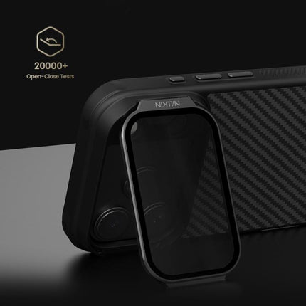 NILLKIN CarboProp Translucent Black CamShield Magnetic Phone Case, For iPhone 17 Pro Max, For iPhone 17 Pro